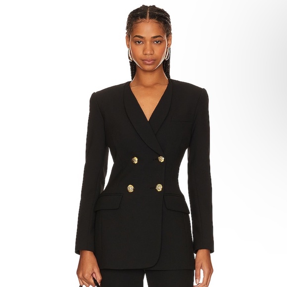 Smythe Collarless Blazer Navy